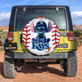 Tampa Bay Rays Spare Tire Covers Camera Hole Stitch Theme Collection - Gearcarcover - 3