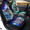 Tanjiro And Giyuu Car Seat Covers Custom Characters Car Accessories - Gearcarcover - 2