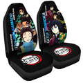 Tanjiro And Giyuu Car Seat Covers Custom - Gearcarcover - 3