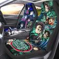 Tanjiro And Giyuu Car Seat Covers Custom - Gearcarcover - 2