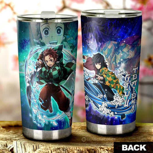 Tanjiro And Giyuu Tumbler Cup Custom Characters Car Accessories - Gearcarcover - 2