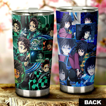 Tanjiro And Giyuu Tumbler Cup Custom - Gearcarcover - 1