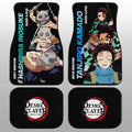 Tanjiro And Inosuke Car Floor Mats Custom - Gearcarcover - 1