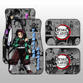 Tanjiro And Kanao Car Floor Mats Custom Mix Mangas - Gearcarcover - 2