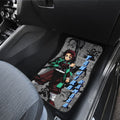 Tanjiro And Kanao Car Floor Mats Custom Mix Mangas - Gearcarcover - 4