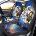 Tanjiro And Kanao Car Seat Covers Custom Car Accessories - Gearcarcover - 1