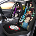 Tanjiro And Kanao Car Seat Covers Custom - Gearcarcover - 2