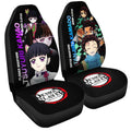 Tanjiro And Kanao Car Seat Covers Custom - Gearcarcover - 3