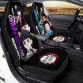 Tanjiro And Kanao Car Seat Covers Custom - Gearcarcover - 1