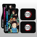 Tanjiro And Nezuko Car Floor Mats Custom - Gearcarcover - 2