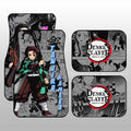 Tanjiro And Nezuko Car Floor Mats Custom Mix Mangas - Gearcarcover - 2