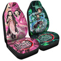 Tanjiro And Nezuko Car Seat Covers Custom Car Accessories - Gearcarcover - 3