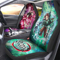 Tanjiro And Nezuko Car Seat Covers Custom Characters Car Accessories - Gearcarcover - 1