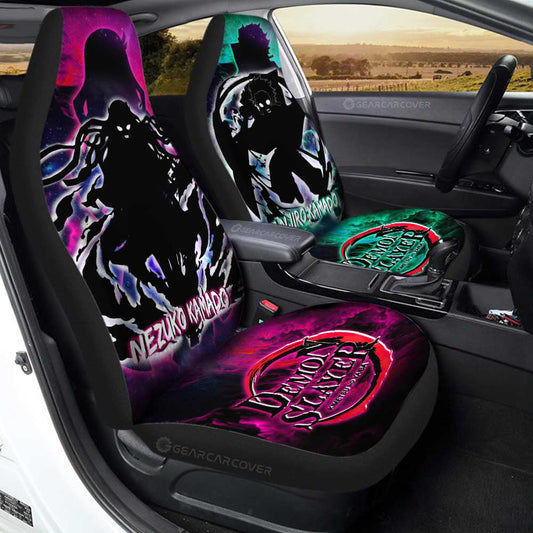 Tanjiro And Nezuko Car Seat Covers Custom - Gearcarcover - 1