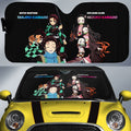 Tanjiro And Nezuko Car Sunshade Custom - Gearcarcover - 1