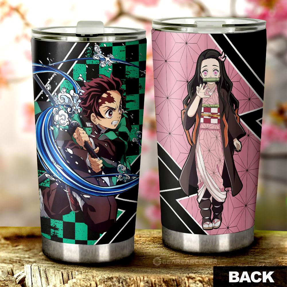 Tanjiro And Nezuko Tumbler Cup Custom Car Accessories - Gearcarcover - 1