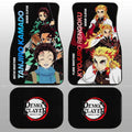 Tanjiro And Rengoku Car Floor Mats Custom - Gearcarcover - 1