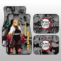 Tanjiro And Rengoku Car Floor Mats Custom Mix Mangas - Gearcarcover - 2