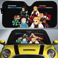 Tanjiro And Rengoku Car Sunshade Custom - Gearcarcover - 1