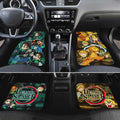 Tanjiro And Zenitsu Car Floor Mats Custom - Gearcarcover - 2