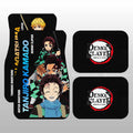 Tanjiro And Zenitsu Car Floor Mats Custom - Gearcarcover - 2