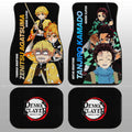 Tanjiro And Zenitsu Car Floor Mats Custom - Gearcarcover - 1
