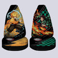 Tanjiro And Zenitsu Car Seat Covers Custom Car Accessories - Gearcarcover - 4