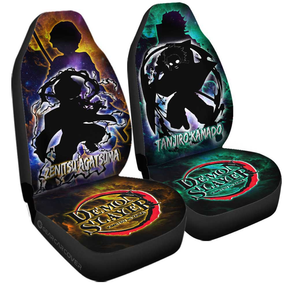 Tanjiro And Zenitsu Car Seat Covers Custom - Gearcarcover - 3