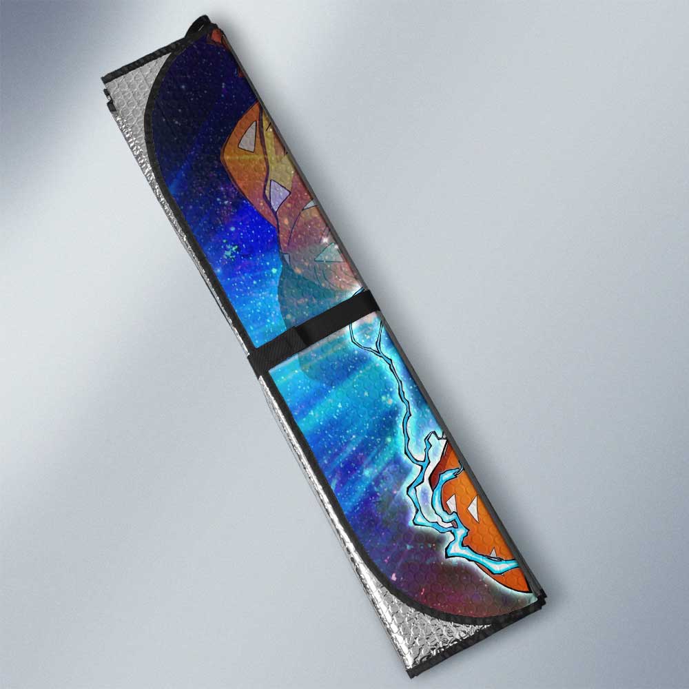 Tanjiro And Zenitsu Car Sunshade Custom Characters Car Accessories - Gearcarcover - 3