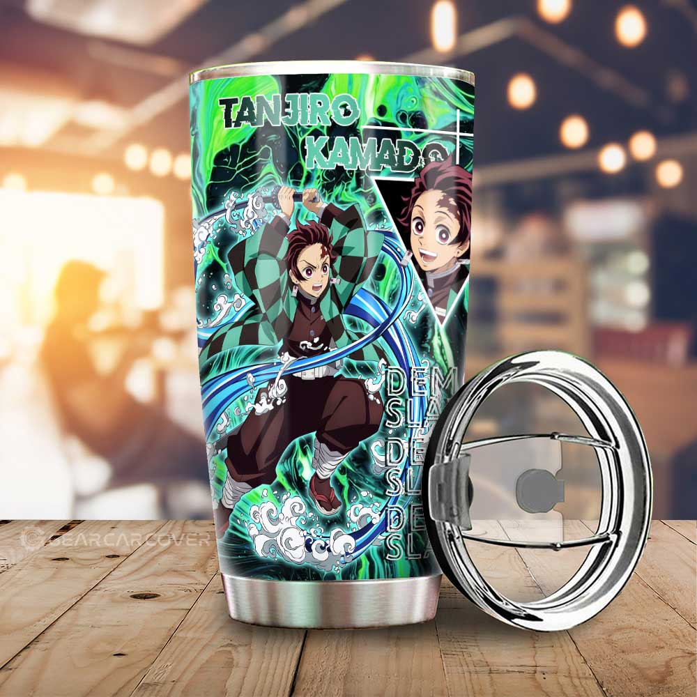 Tanjiro And Zenitsu Tumbler Cup Custom Car Accessories - Gearcarcover - 2