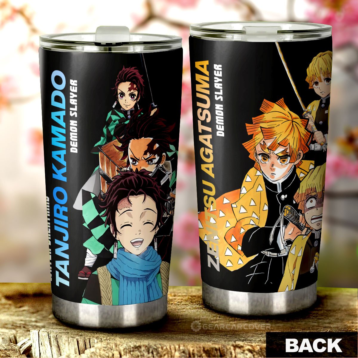 Tanjiro And Zenitsu Tumbler Cup Custom - Gearcarcover - 1