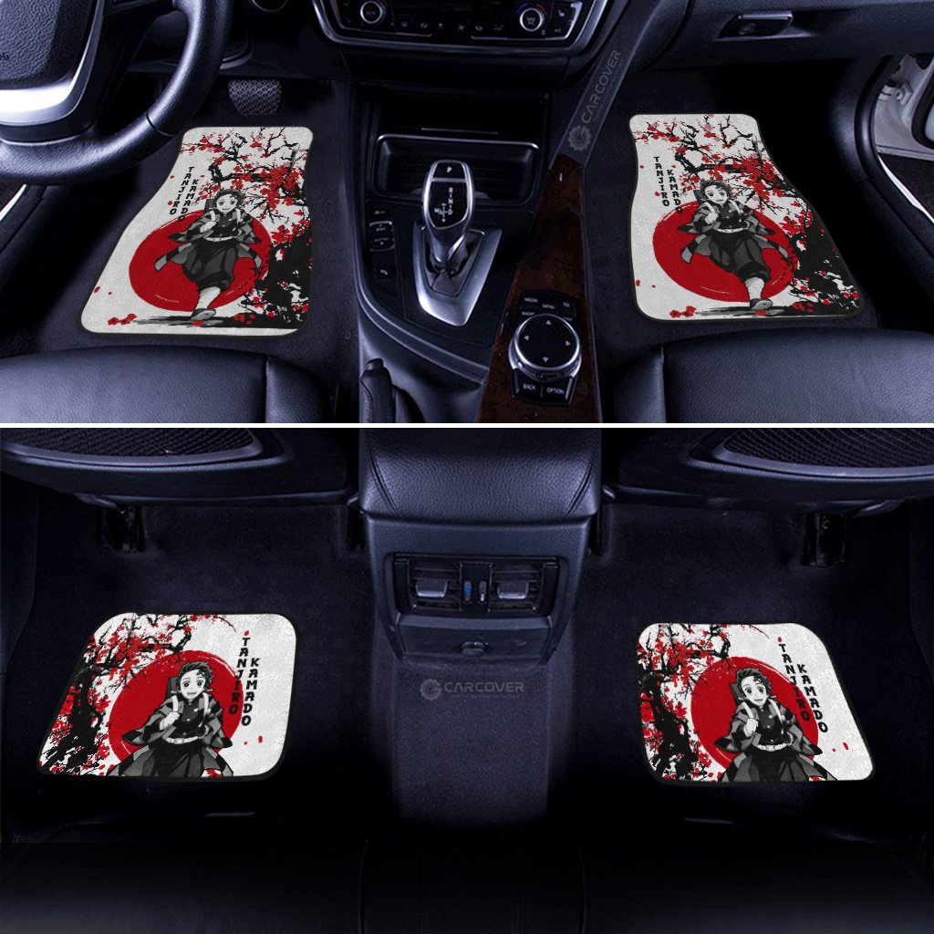 Tanjiro Car Floor Mats Custom Japan Style Car Accessories - Gearcarcover - 3