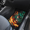 Tanjiro Car Floor Mats Custom Sun Breathing Skill Car Accessories - Gearcarcover - 4