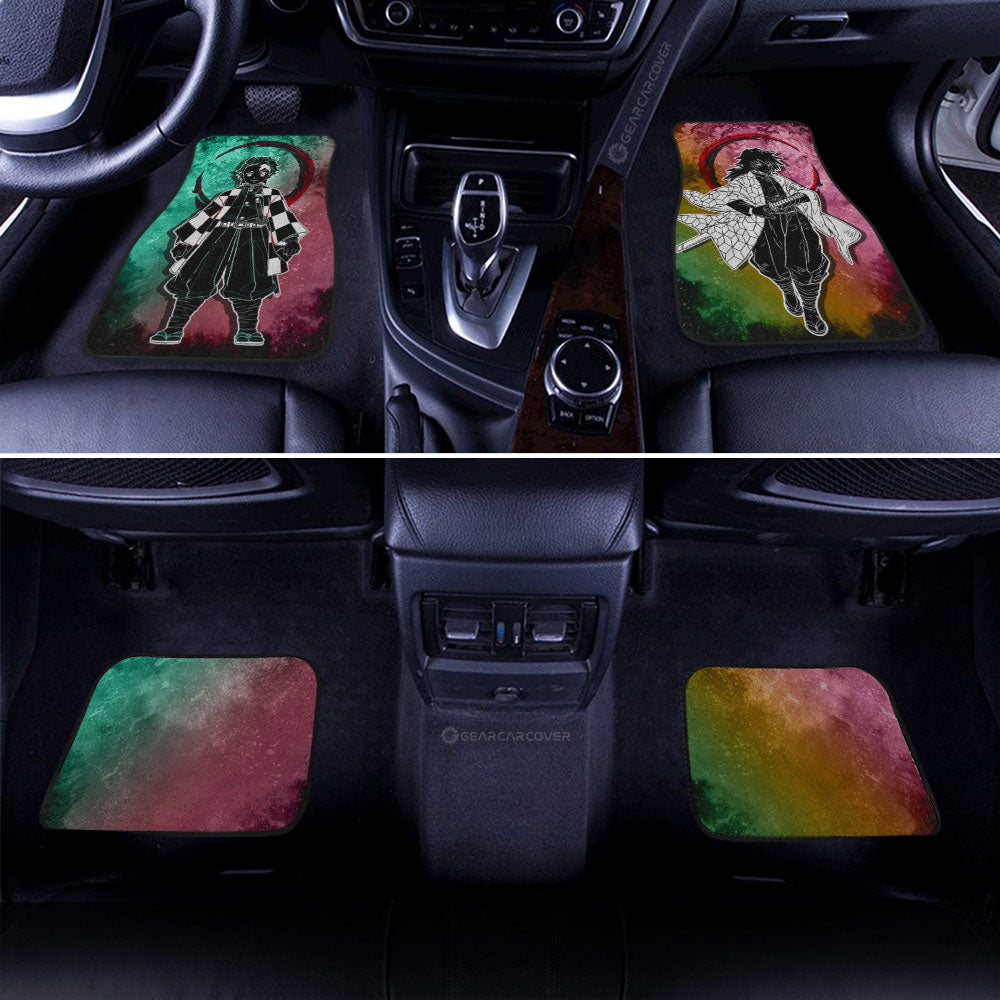 Tanjiro Giyuu Car Floor Mats Custom Car Accessories - Gearcarcover - 2