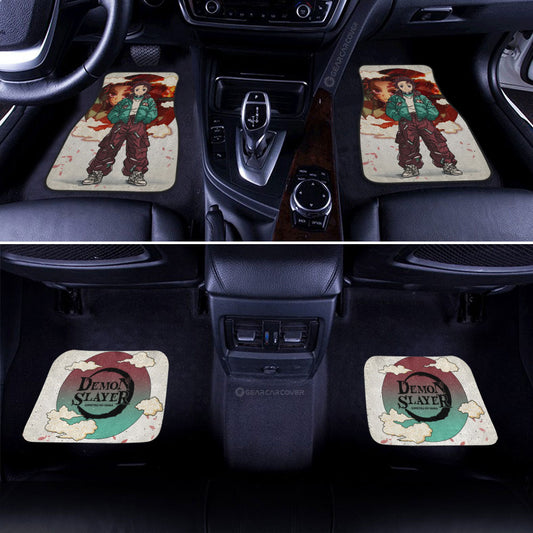 Tanjiro Kamado Car Floor Mats Anime Collection - Gearcarcover - 2