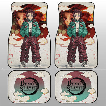 Tanjiro Kamado Car Floor Mats Anime Collection - Gearcarcover - 1