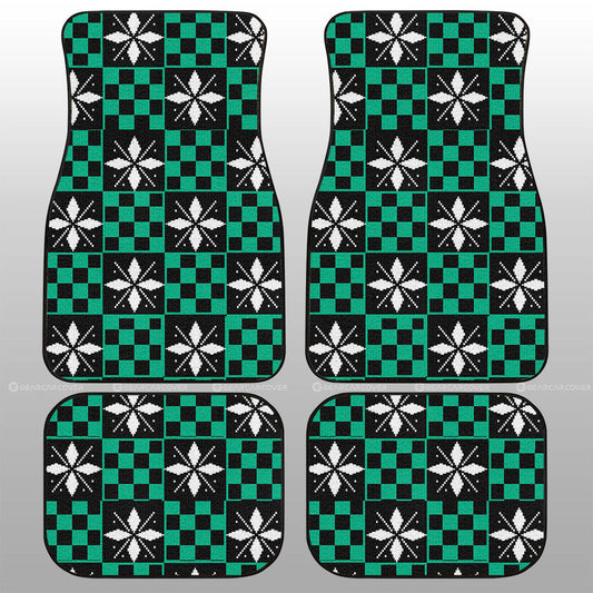 Tanjiro Kamado Car Floor Mats Custom Anime Car Accessories - Gearcarcover - 1