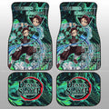 Tanjiro Kamado Car Floor Mats Custom Car Accessories - Gearcarcover - 1