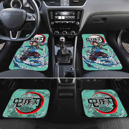 Tanjiro Kamado Car Floor Mats Custom Car Accessories - Gearcarcover - 2