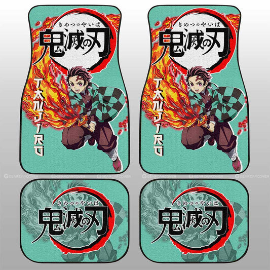 Tanjiro Kamado Car Floor Mats Custom Car Accessories - Gearcarcover - 1