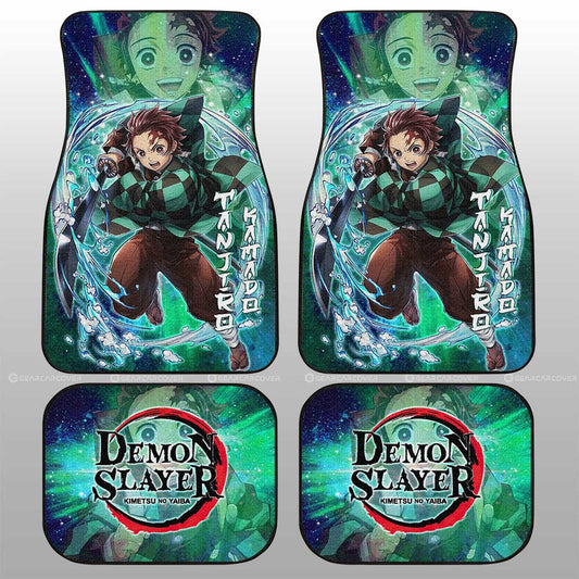 Tanjiro Kamado Car Floor Mats Custom Characters Car Accessories - Gearcarcover - 1