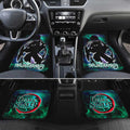 Tanjiro Kamado Car Floor Mats Custom Silhouette Style - Gearcarcover - 2