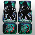 Tanjiro Kamado Car Floor Mats Custom Silhouette Style - Gearcarcover - 1