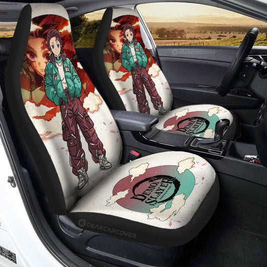 Tanjiro Kamado Car Seat Covers Anime Collection - Gearcarcover - 2