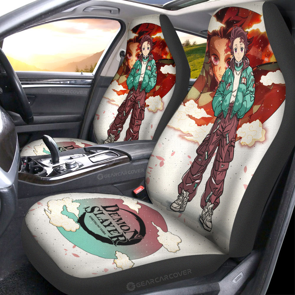 Tanjiro Kamado Car Seat Covers Anime Collection - Gearcarcover - 1