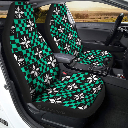 Tanjiro Kamado Car Seat Covers Custom Anime Car Accessories - Gearcarcover - 2