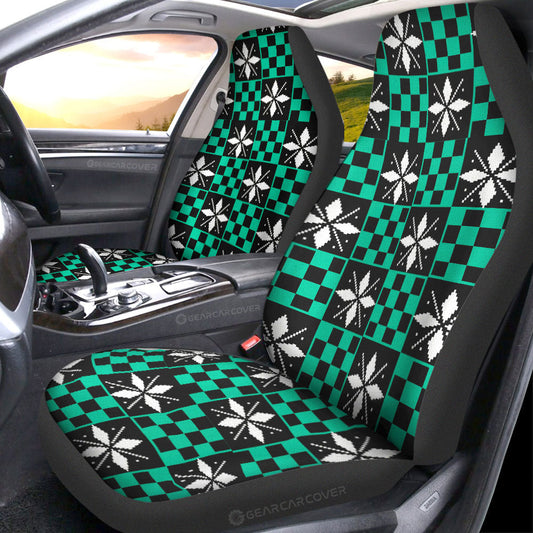 Tanjiro Kamado Car Seat Covers Custom Anime Car Accessories - Gearcarcover - 1