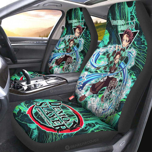 Tanjiro Kamado Car Seat Covers Custom Car Accessories For Fans - Gearcarcover - 2