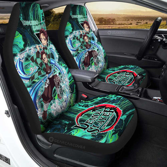 Tanjiro Kamado Car Seat Covers Custom Car Accessories For Fans - Gearcarcover - 1
