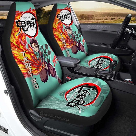 Tanjiro Kamado Car Seat Covers Custom Car Accessories - Gearcarcover - 2